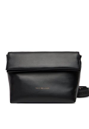 BORSA A SPALLA DONNA TOMMY HILFIGER AW0AW17692 BDS NERO