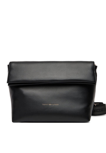 BORSA A SPALLA DONNA TOMMY HILFIGER AW0AW17692 BDS NERO