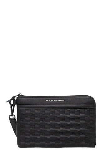 POCHETTE DA POLSO UOMO TOMMY HILFIGER AM0AM13952 BDS NERO