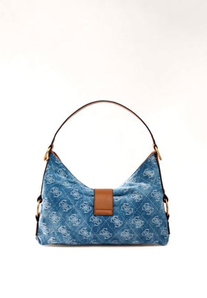 BORSA A SPALLA DONNA GUESS CAMDEN DB930818 DENIM LOGO