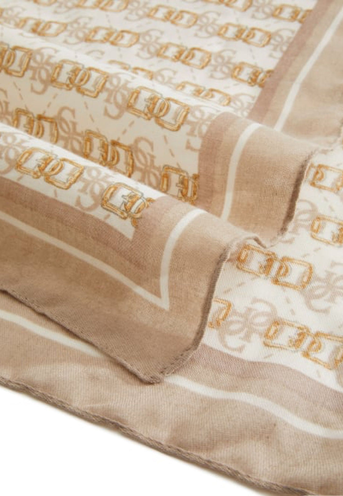 PASHMINA GUESS DONNA AW5450POL03 LIGHT TAUPE LOGO