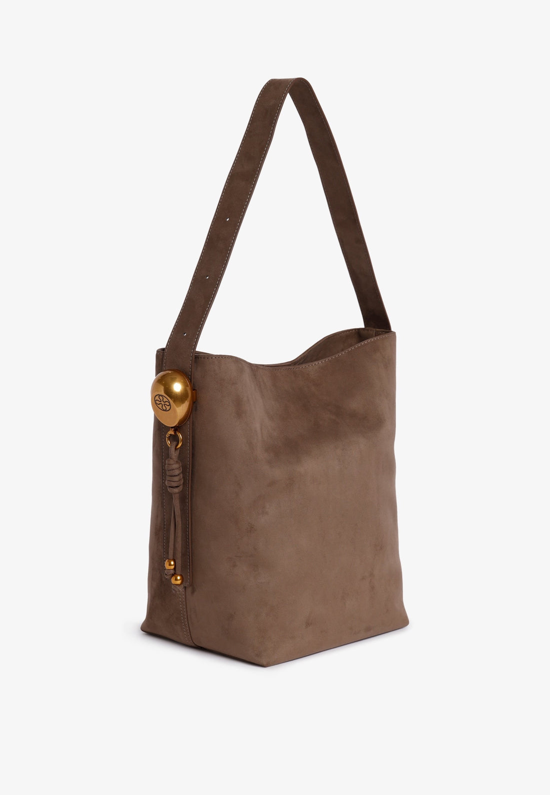 BORSA A SPALLA SECCHIELLO GRANDE V73 AZZURRITE 73BSA4R01 TAUPE