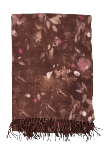 SCIARPA DONNA YNOT BLOOM BLO-105F6 BROWN