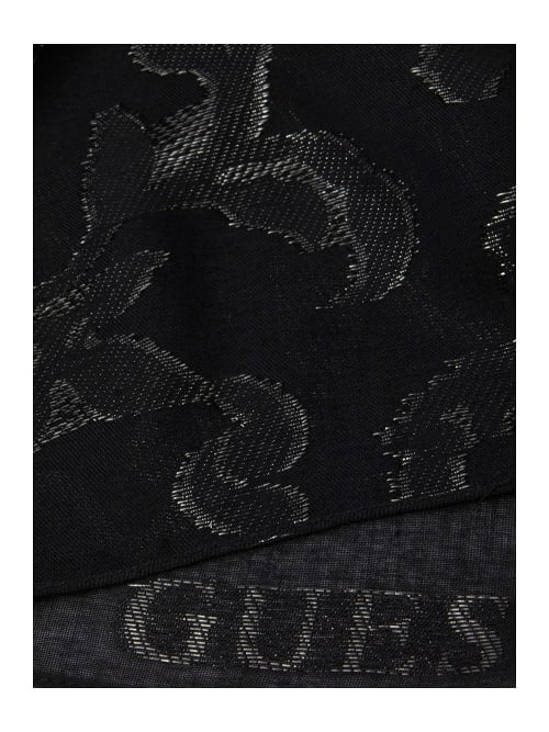 PASHMINA GUESS DONNA RETTANGOLARE AW5094VIS03 BLACK