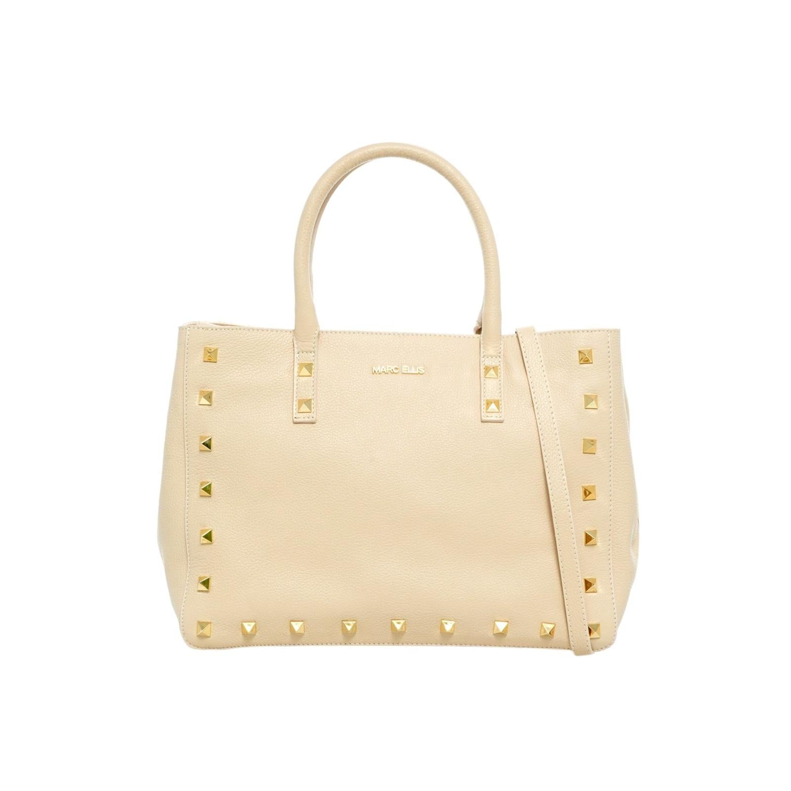 BORSA MARC ELLIS DONNA IN PELLE BECKY BAG BEIGE PRESTINE