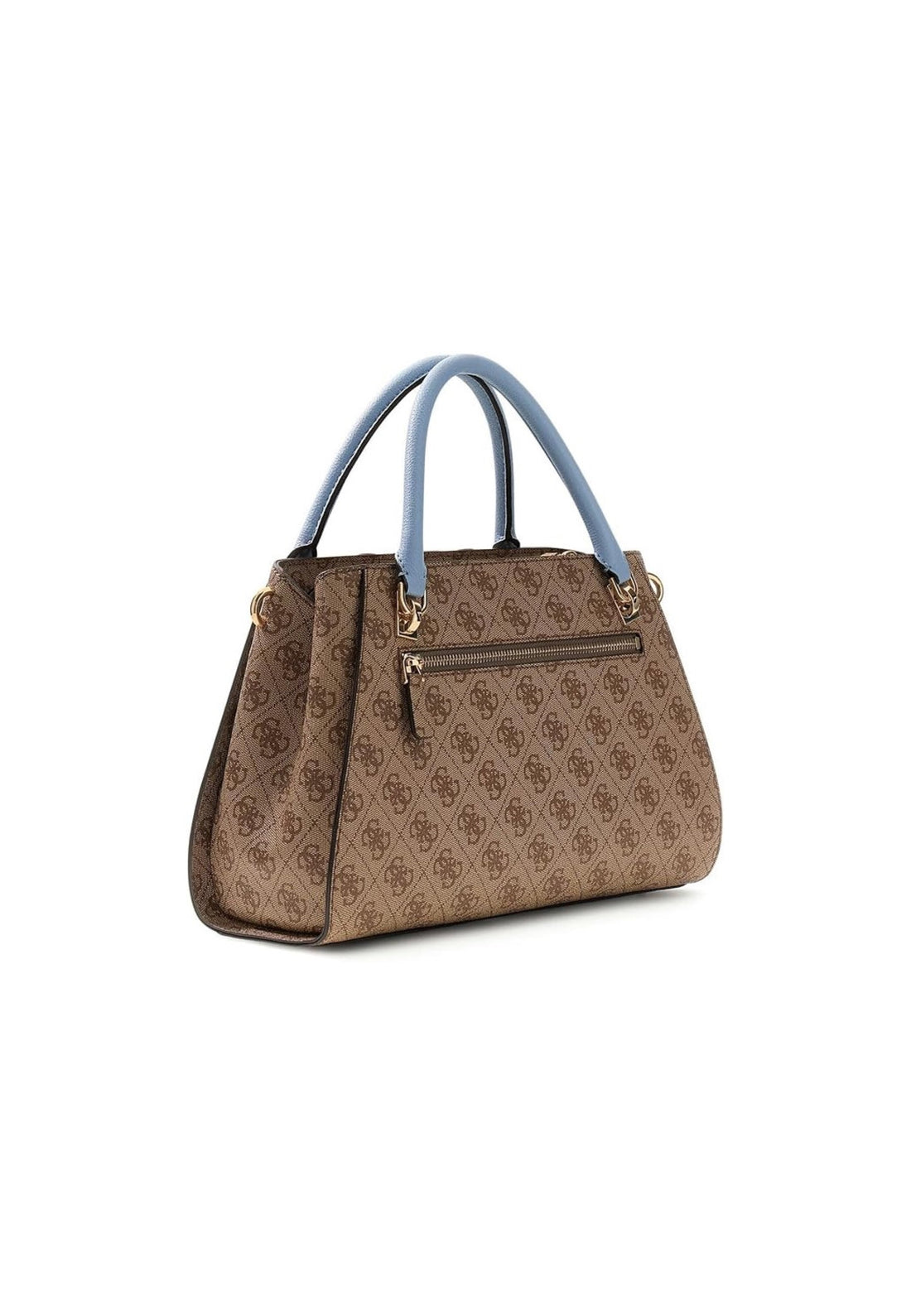 BORSA A MANO E TRACOLLA DONNA GUESS NOELLE II BS967207 LATTE LOGO-LIGHT BLUE