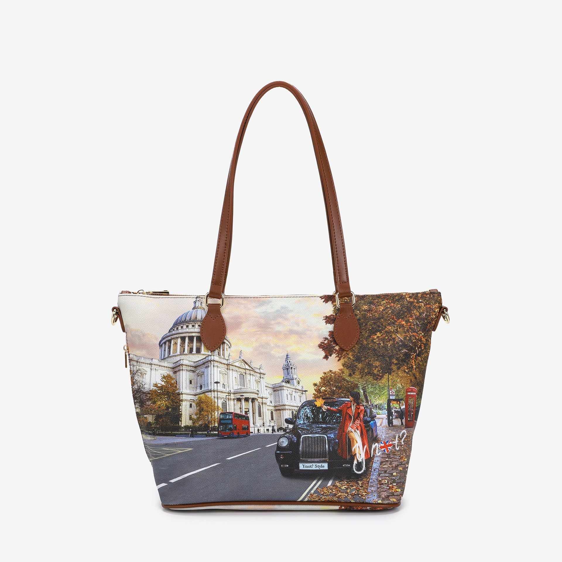 YNOT SHOPPING BAG YES-396F5 LONDON TOURIST