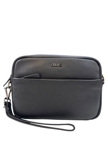 POCHETTE-BORSELLO TRASVERSALE UOMO PELLE PACIOTTI 4US 10412 NERO
