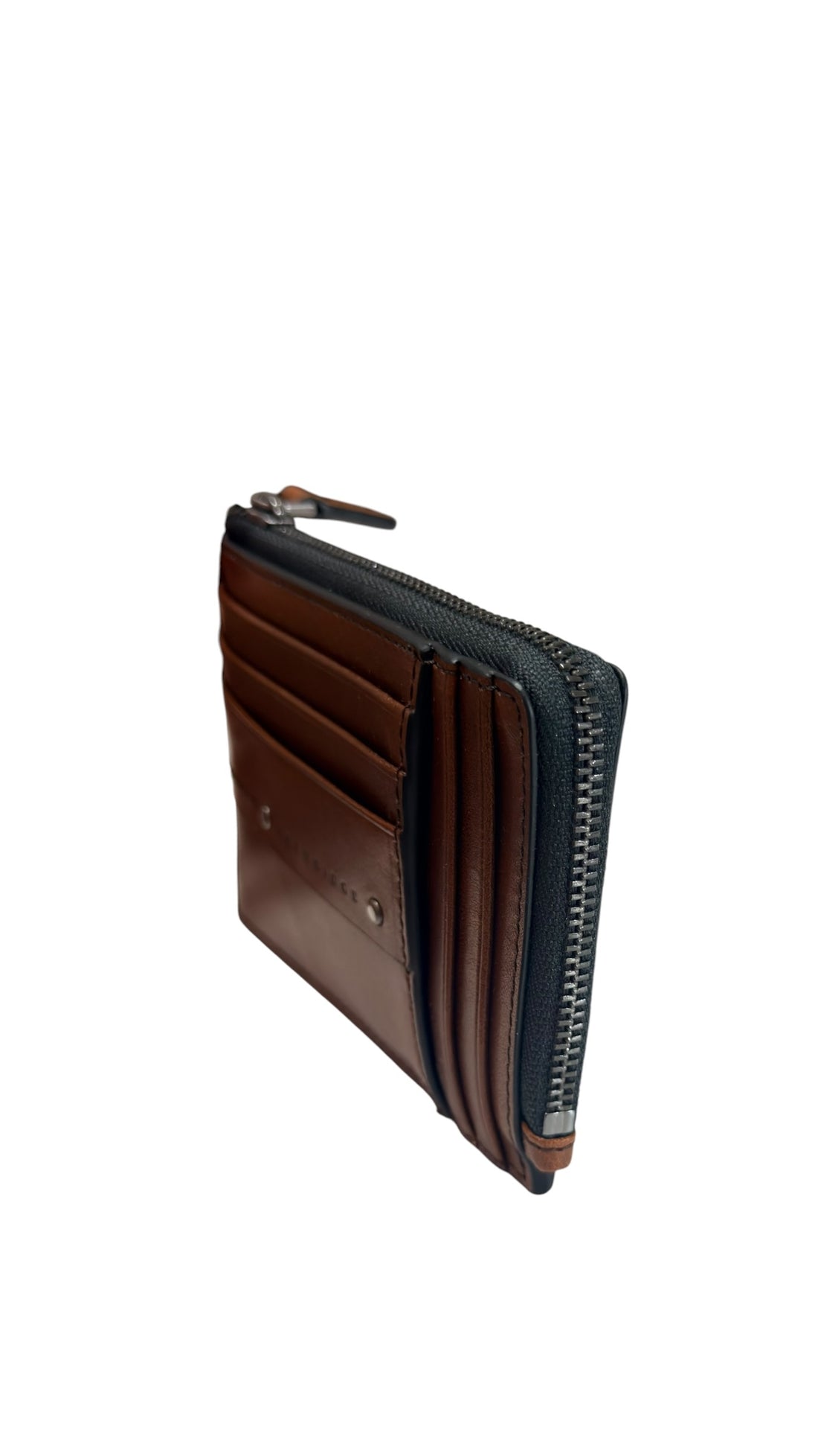 PORTAFOGLIO UOMO THE BRIDGE BUSTINA CON ZIP 01310601 1A MARRONE