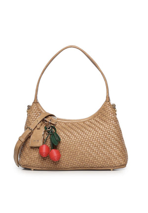 BORSA A SPALLA PICCOLA DONNA V°73 ZELDA 73BS90603 SABBIA