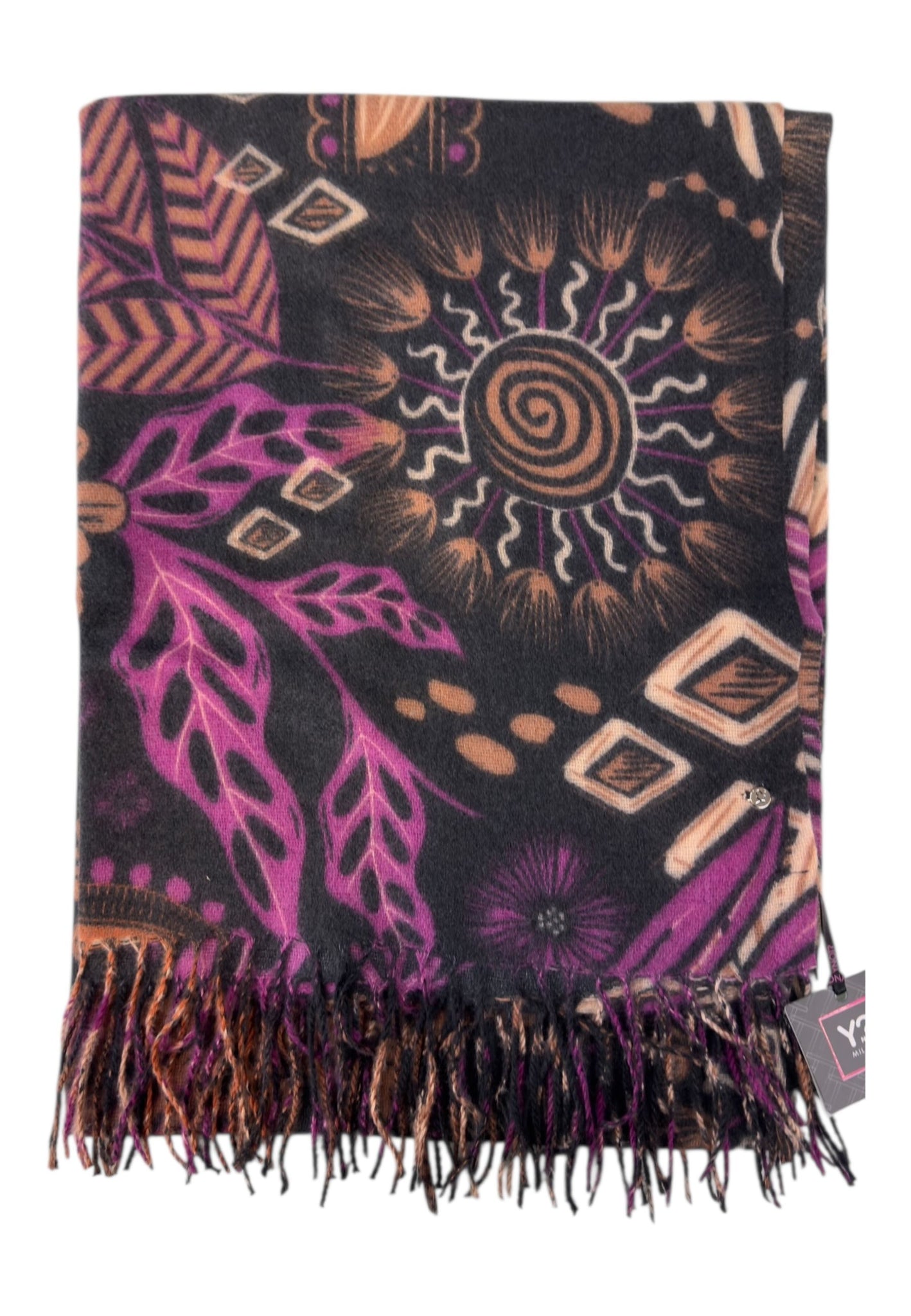 SCIARPA DONNA YNOT INDIGO IND-108F6 BERRY