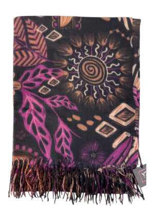 SCIARPA DONNA YNOT INDIGO IND-108F6 BERRY