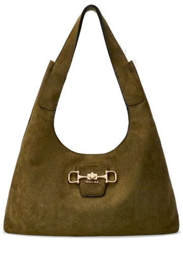BORSA A SPALLA HOBO DONNA GUESS SUNSET SG231402 OLIVE