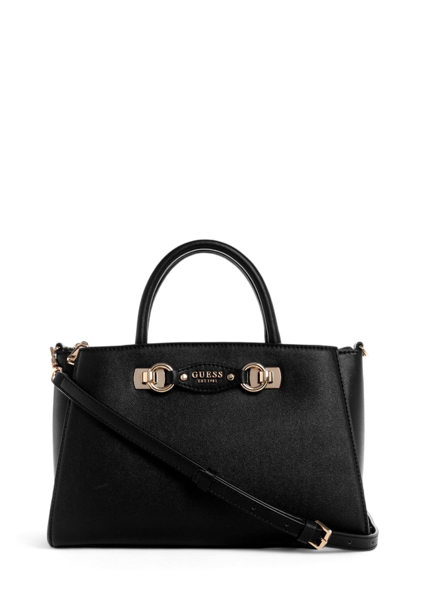 BORSA A MANO E TRACOLLA DONNA GUESS MIMINA BG801506 BLACK