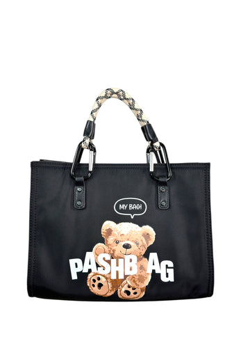 BORSA A MANO E TRACOLLA PICCOLA PASHBAG MINI FREYA 19512 NERO