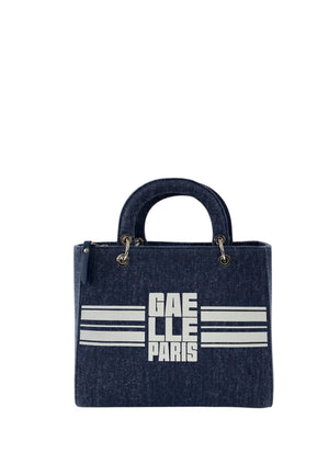BORSA A MANO E TRACOLLA PICCOLA GAELLE GAACW03112 BLU DENIM