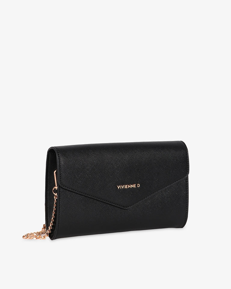 BORSA POCHETTE  VIVIENNE D V045C NERO