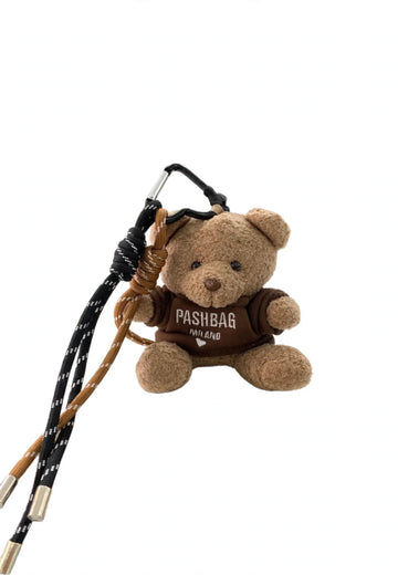 PORTACHIAVI CHARM ORSETTO PASHBAG 20176 TEDDY BROWN