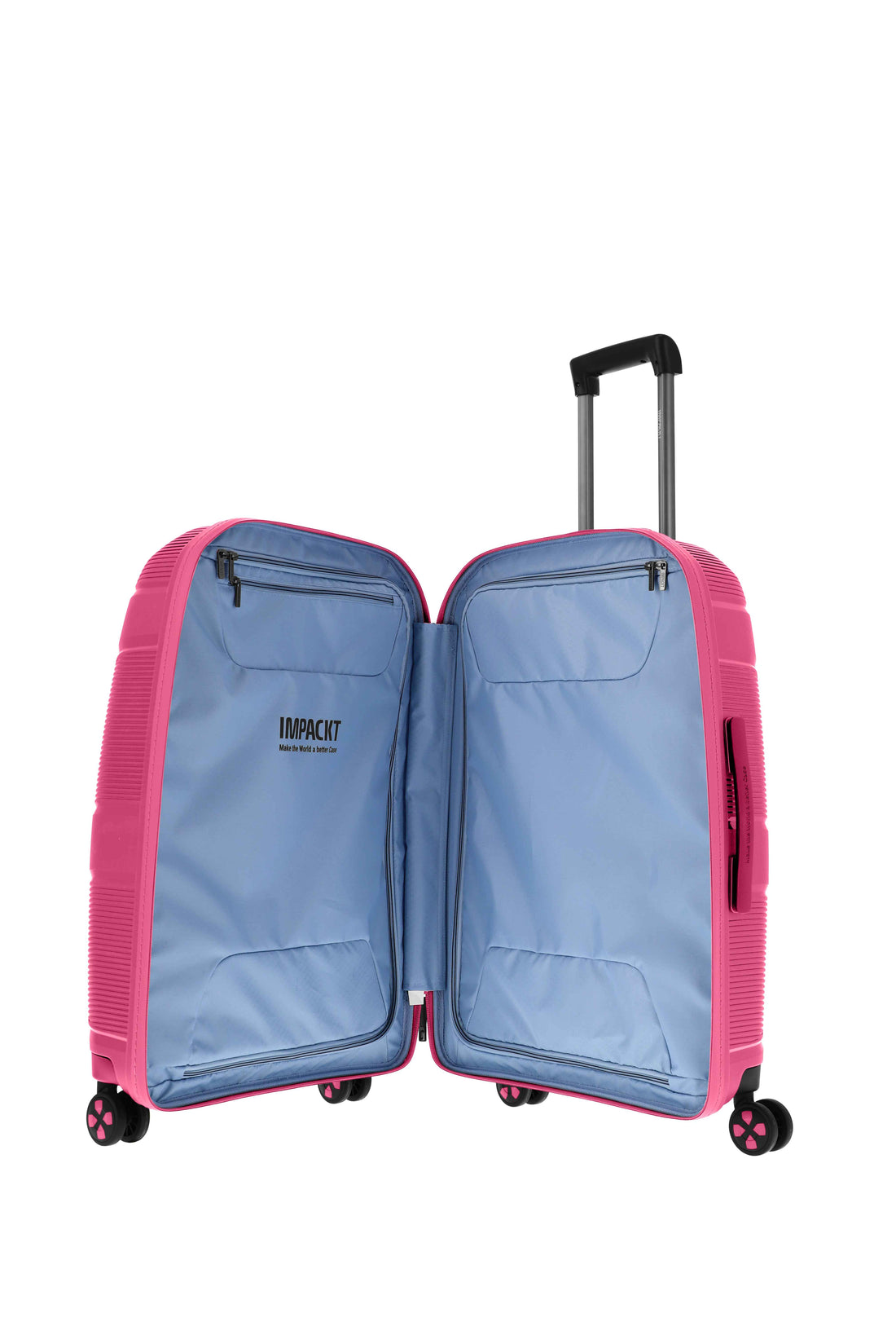 VALIGIA TROLLEY MEDIA TRAVELITE IMPACKT 100048 FLORA PINK