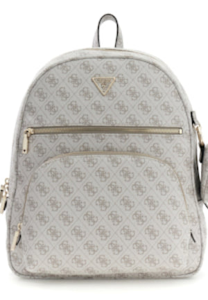 ZAINO DONNA GRANDE GUESS POWER PLAY II SL712435 DARK TAUPE LOGO