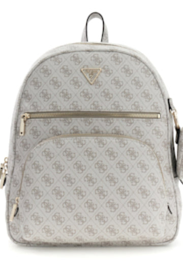 ZAINO DONNA GRANDE GUESS POWER PLAY II SL712435 DARK TAUPE LOGO