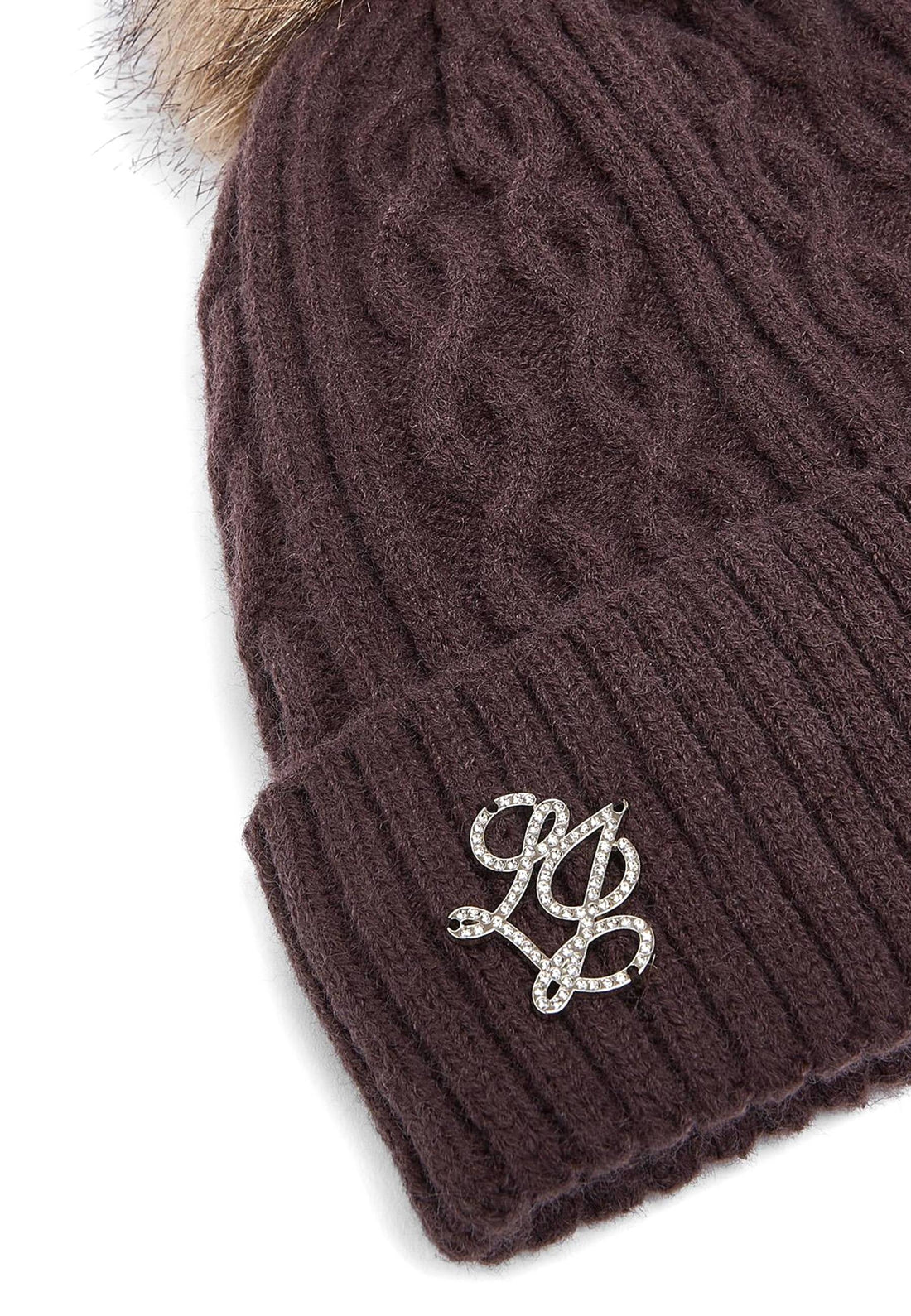 CAPPELLO CON PONPON DONNA LIU-JO 2F6008_MA33S 00533 TESTA DI MORO