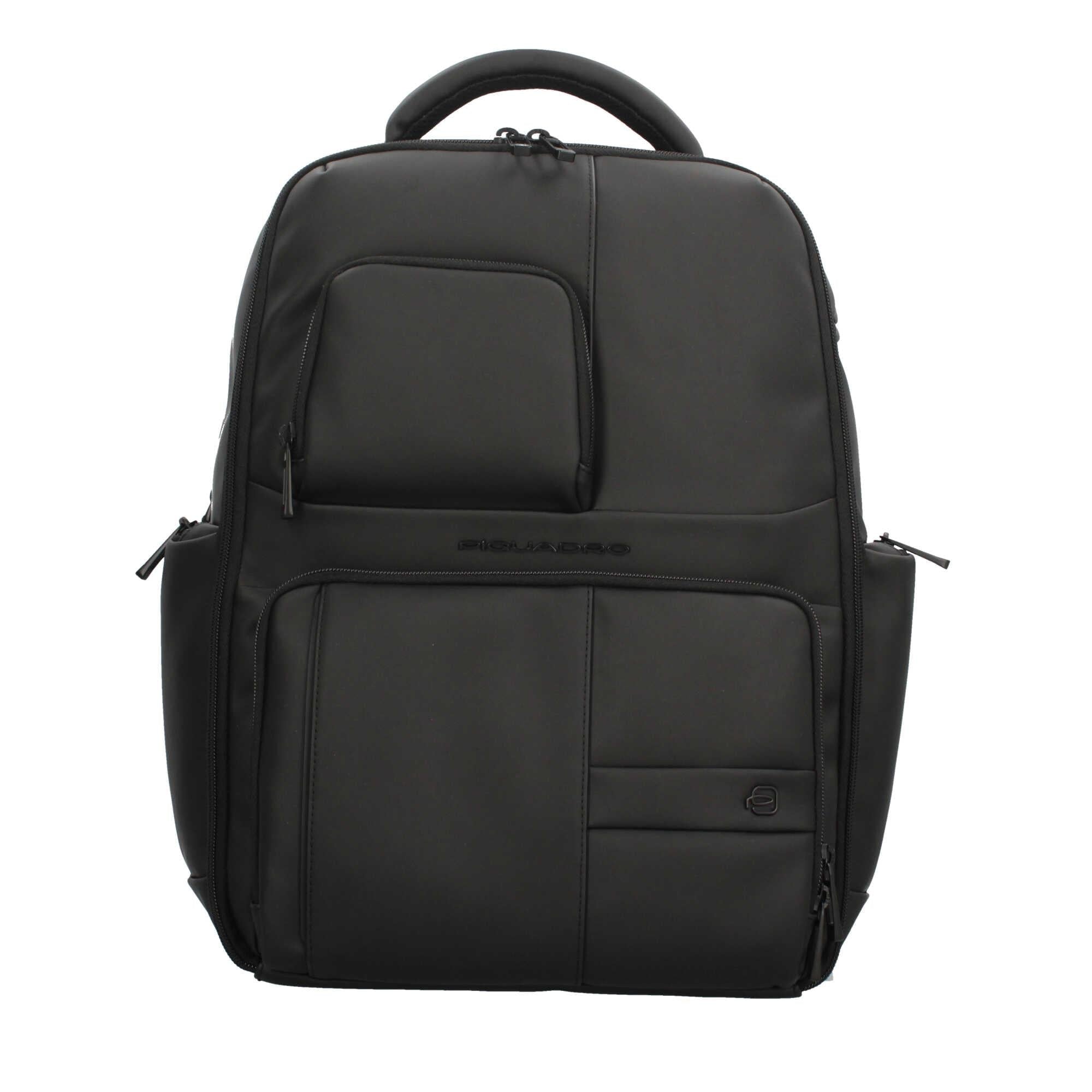 PIQUADRO MEN'S RUBBER BACKPACK CA6239W129W BLACK