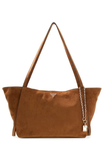 BORSA A SPALLA DONNA GUESS DEVON SG974523 COGNAC