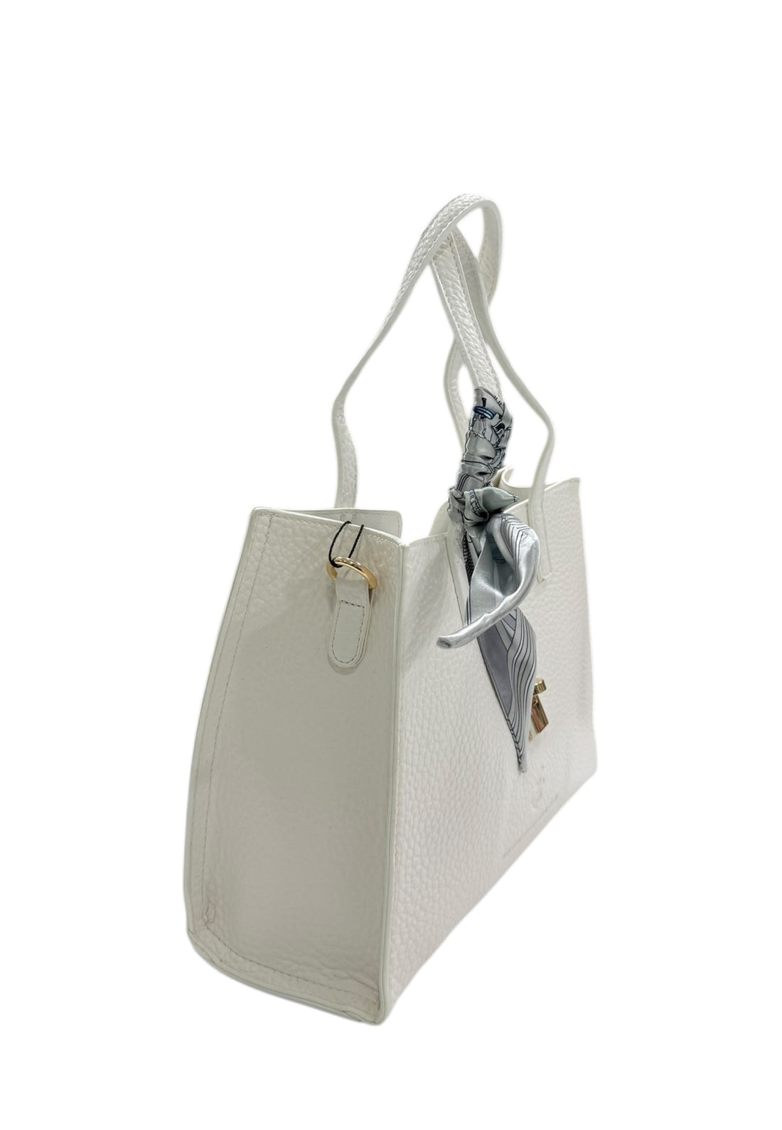 BORSA A SPALLA E TRACOLLA DONNA BEVERLY HILLS POLO CLUB BH-4472 BIANCO