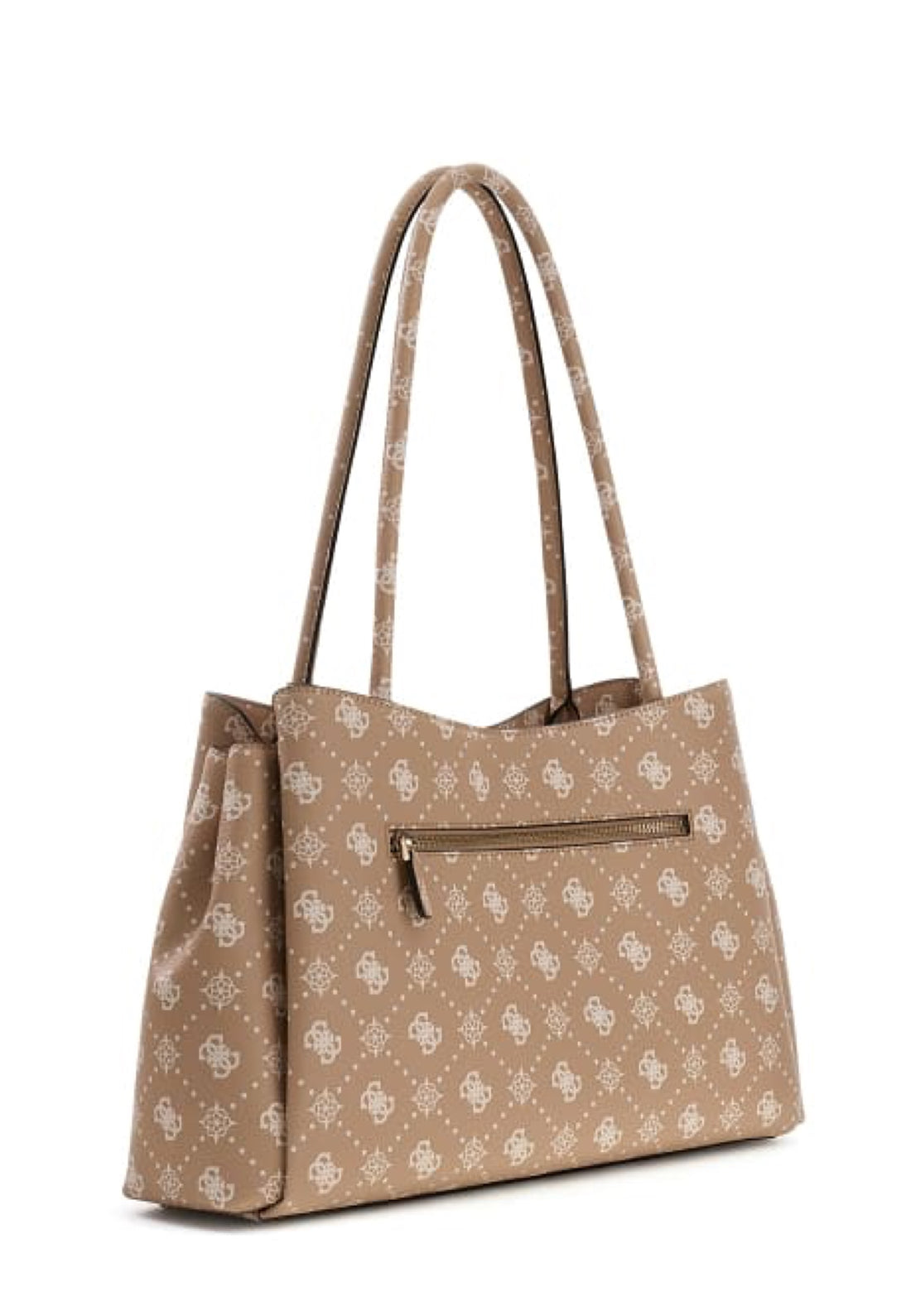 BORSA A SPALLA DONNA GUESS CARRIE LOGO GP989822 BISCOTTI LOGO