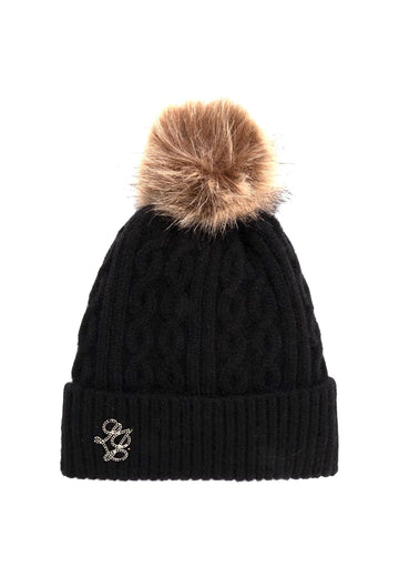 CAPPELLO CON PONPON DONNA LIU-JO 2F6008_MA33S 22222 NERO