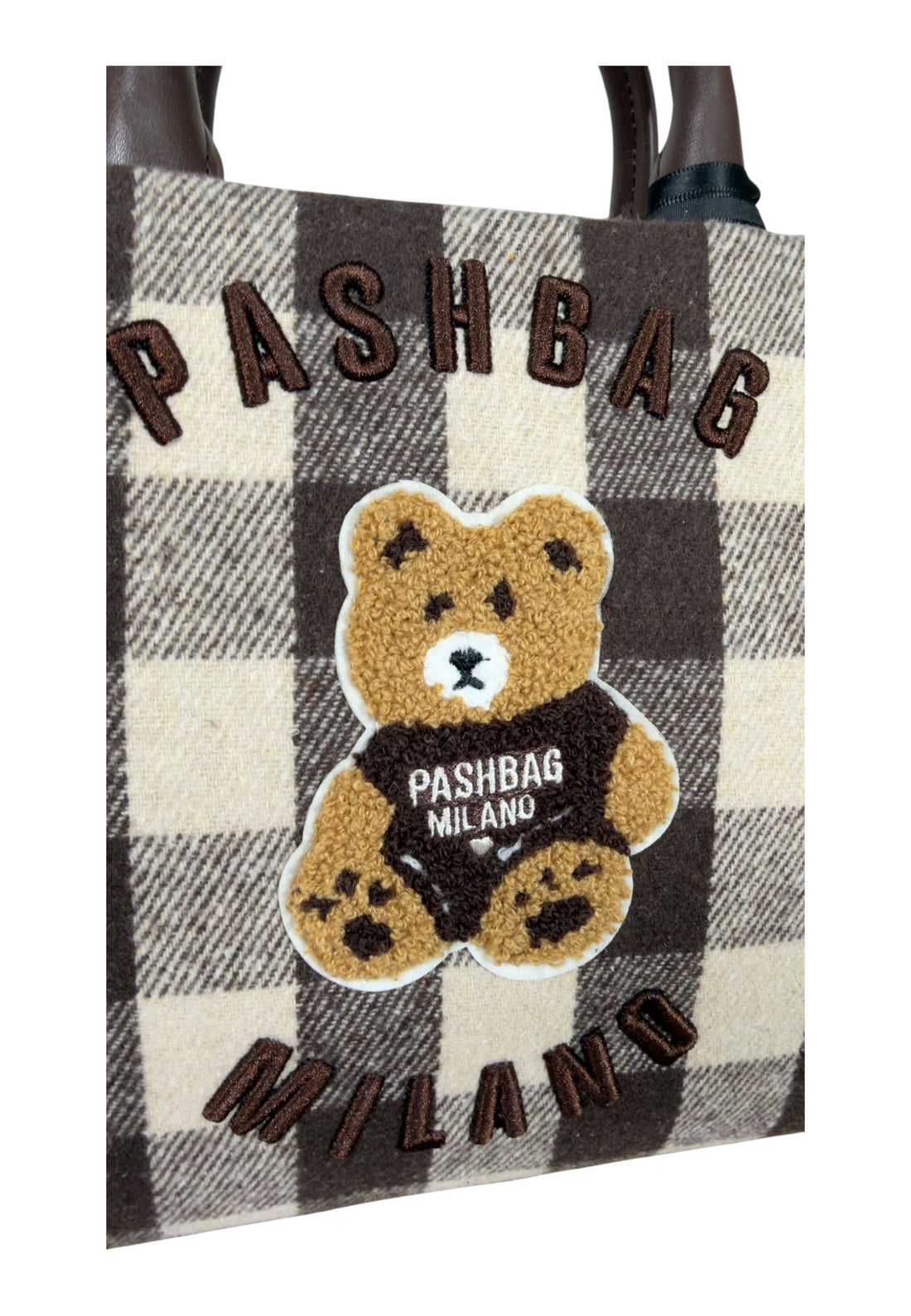 BORSA A MANO E TRACOLLA PASHBAG MARGE 20162 SHEPHERD COURT BROWN