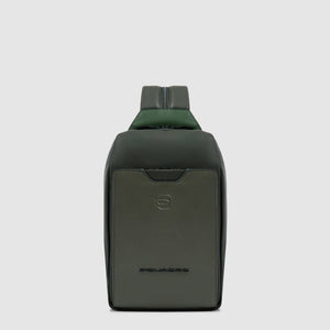 ZAINO-MONOSPALLA IN PELLE PIQUADRO UOMO CA6916S142 VERDE