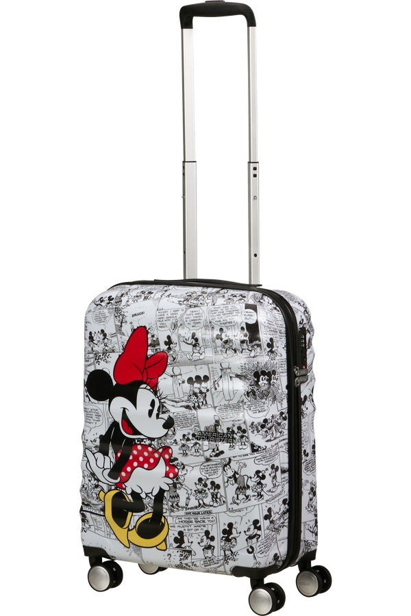 VALIGIA BAGAGLIO A MANO AMERICAN TOURISTER WAVEBREAKER DISNEY 152579 MINNIE COMICS WHITE