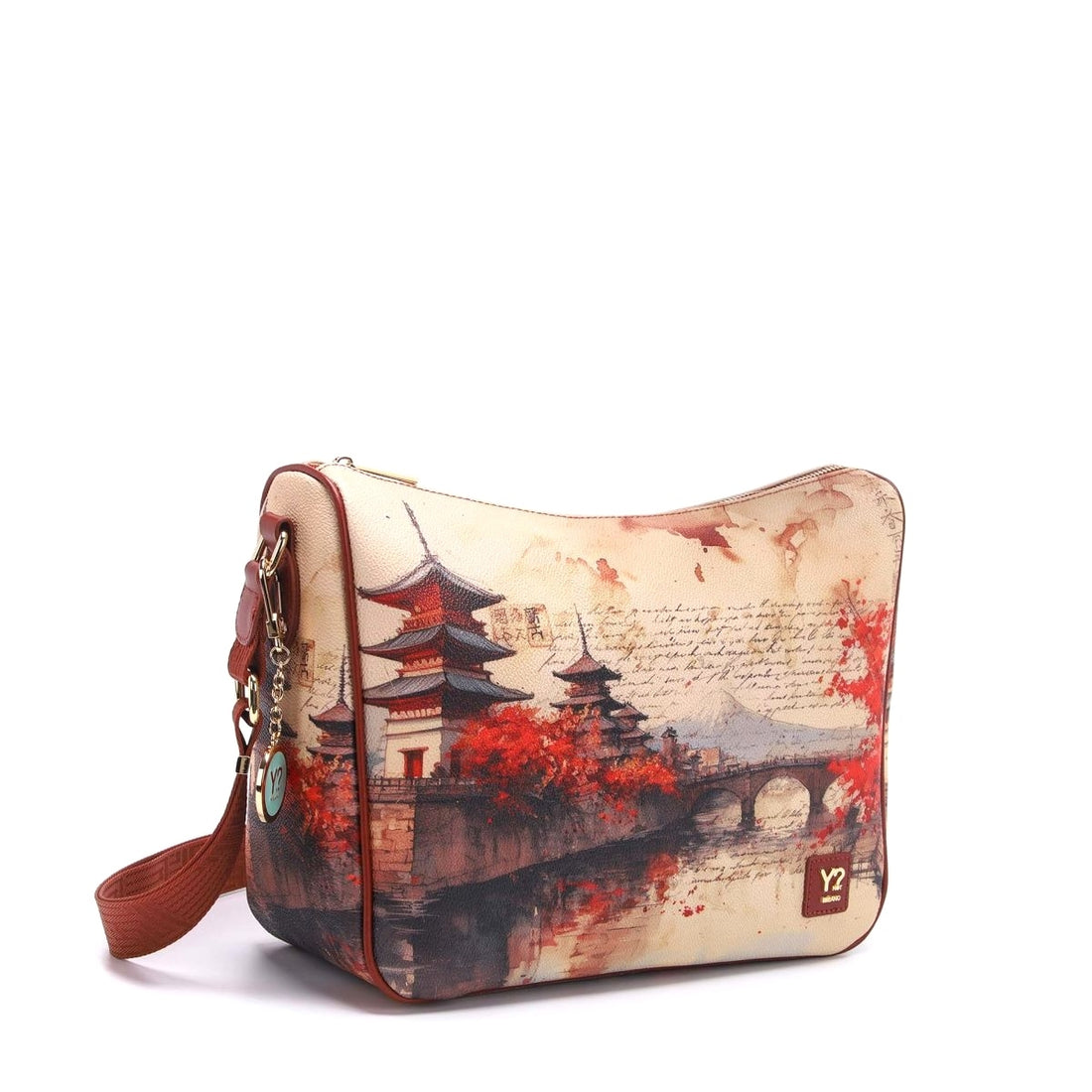 BORSA A SPALLA E TRACOLLA GRANDE DONNA YNOT YES-370F7 FUJIAMA