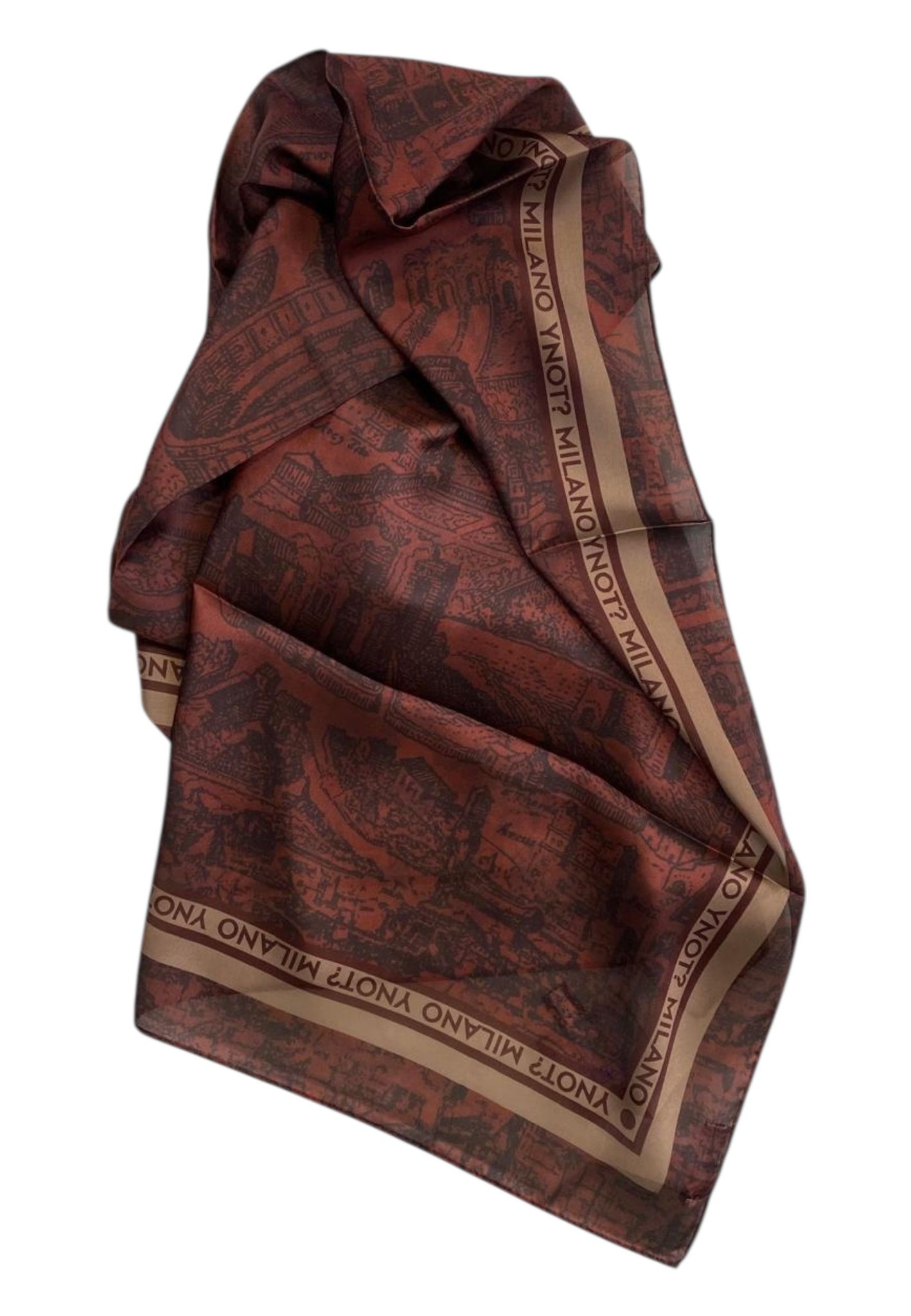 FOULARD DONNA YNOT QUADRATO FLD-090F6 RED