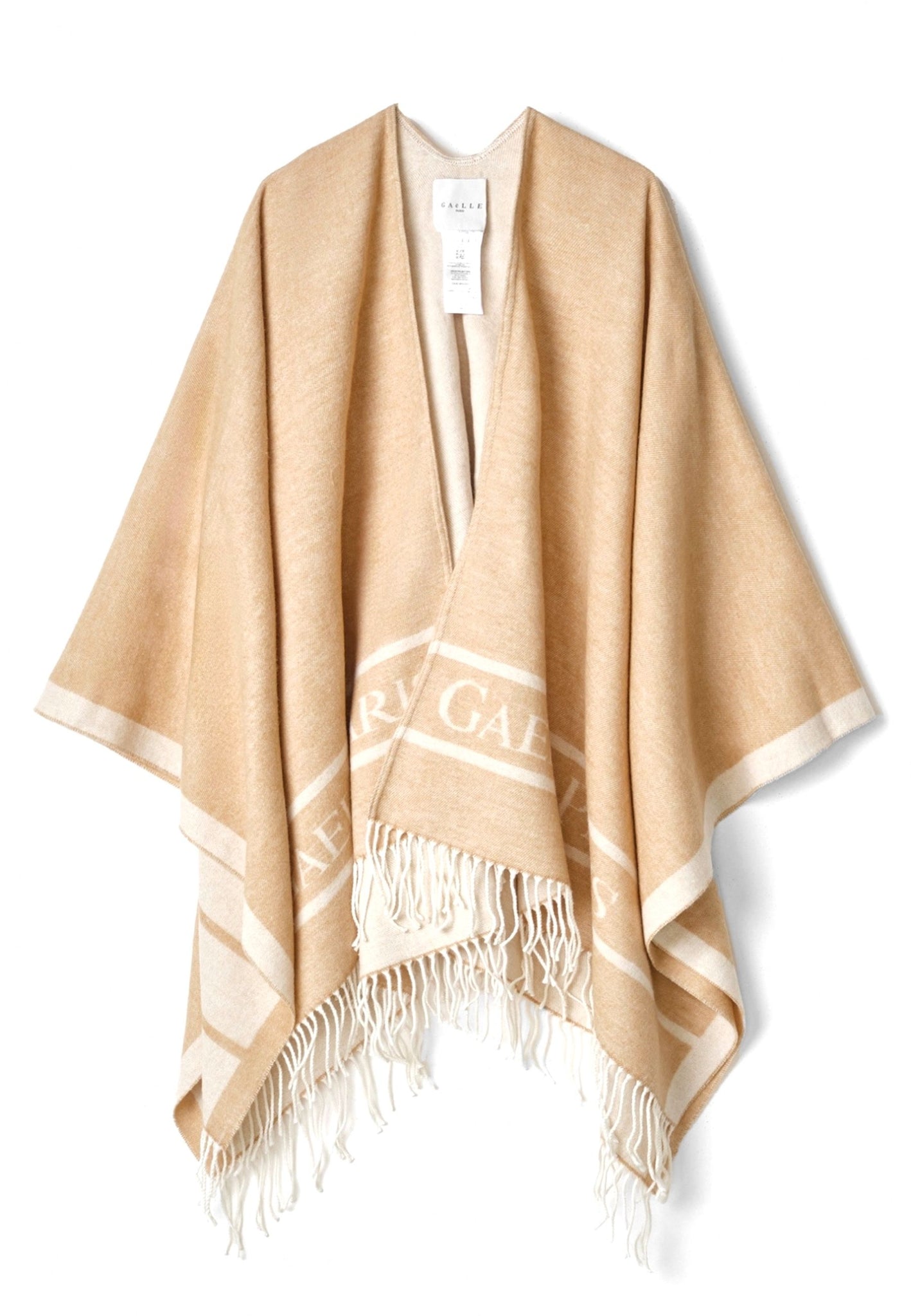 PONCHO MANTELLA DONNA GAELLE GAACW02557 CAMMELLO