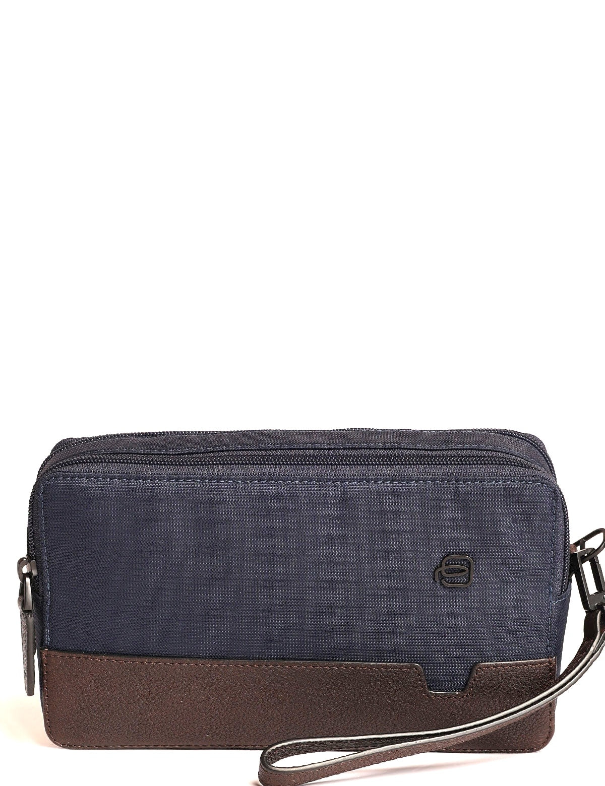 POCHETTE DA POLSO -BORSELLO TRASVERSALE UOMO PIQUADRO AC4221W138 BLU-TESTA DI MORO