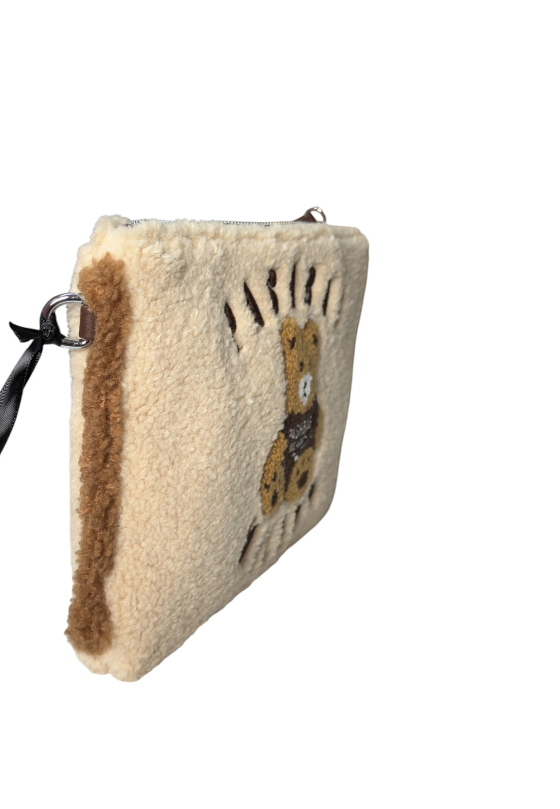BORSA POCHETTE-TRACOLLINA PASHBAG SOPHIE 20467 SHEPHERD TEDDY IVORY