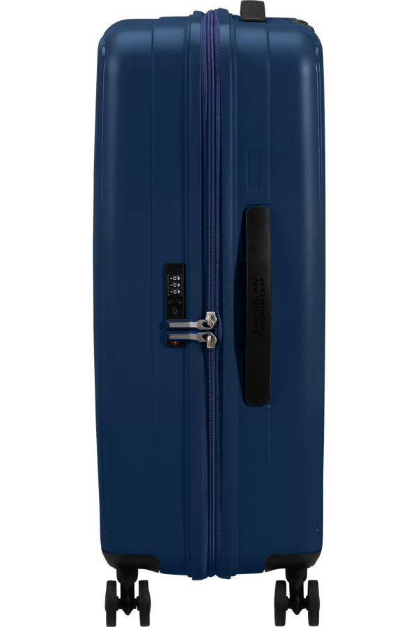 VALIGIA TROLLEY MEDIA AMERICAN TOURISTER  REJOY 153177 NAVY BLUE 68 CM