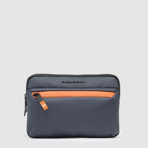 POCHETTE DA POLSO-BORSELLO UOMO GOMMATO IDROREPELLENTE PIQUADRO AC6492C2OW BLU
