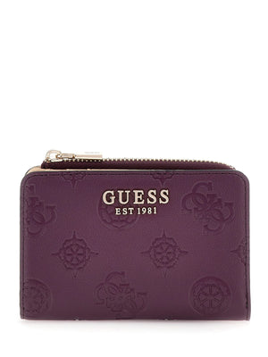 PORTAFOGLIO GUESS DONNA PICCOLO LAUREL II PD7459156 WINE LOGO