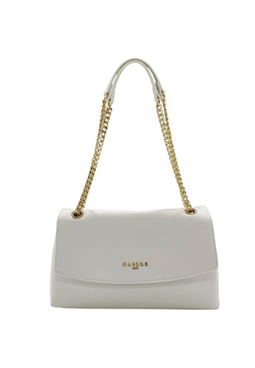 BORSA A SPALLA MEDIA GAELLE GAACW03056 BIANCO