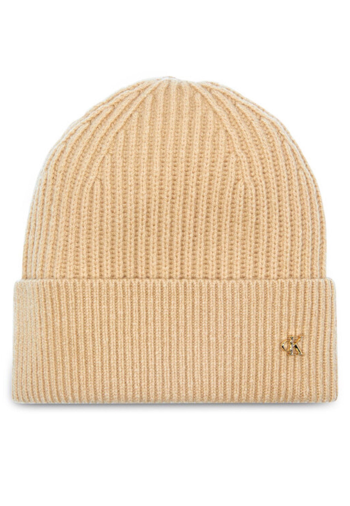 CAPPELLO CUFFIA DONNA CALVIN KLEIN LV04D8032G GES BEIGE