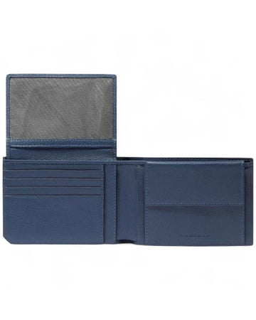 PORTAFOGLIO PIQUADRO PICCOLO CON MONETE PU4518W137R BLU
