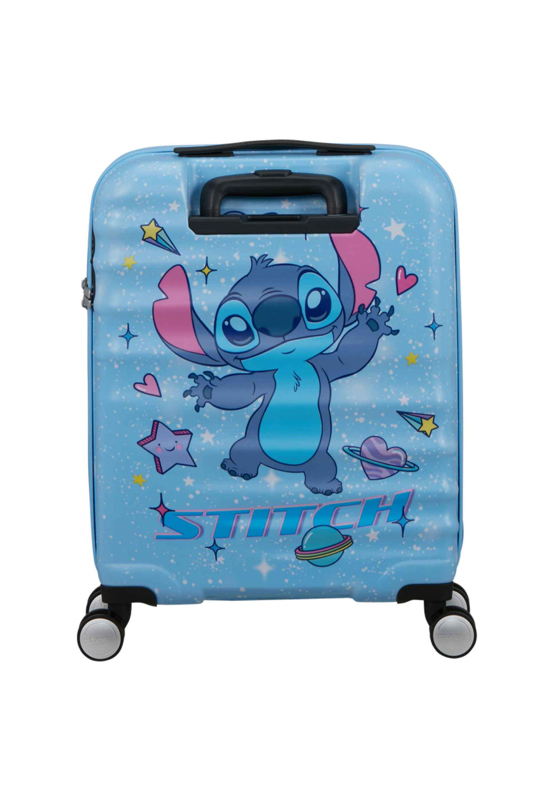 VALIGIA BAGAGLIO A MANO AMERICAN TOURISTER WAVEBREAKER DISNEY 152579 STITCH UNIVERSE 55 CM