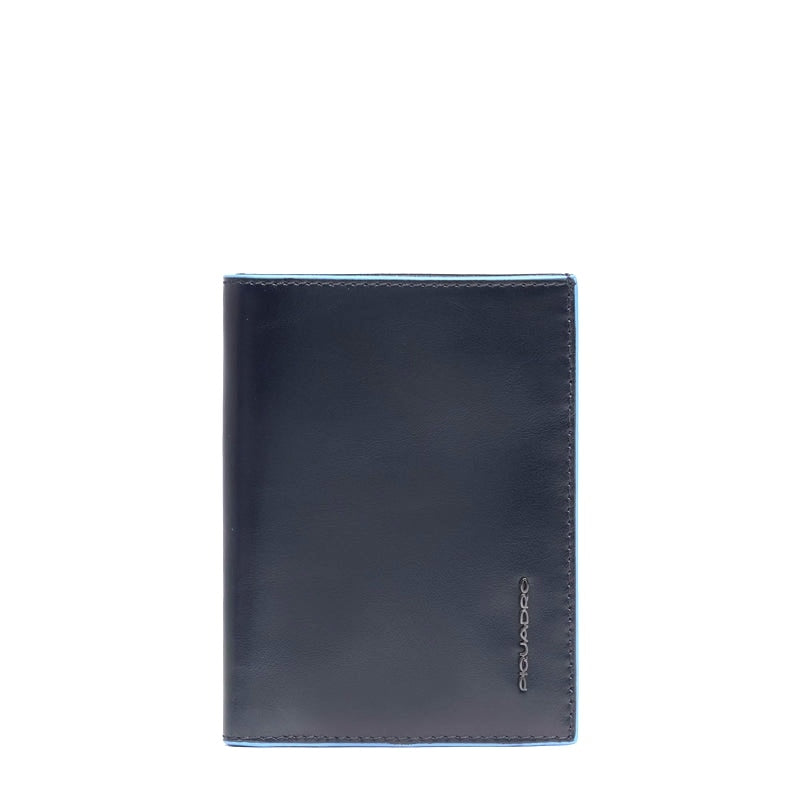PORTAFOGLIO  PIQUADRO  DOCUMENTI VERTICALE PU1393B2R BLU2