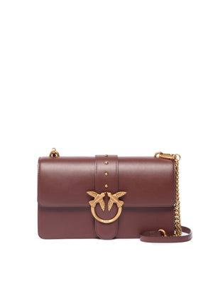 BORSA PINKO LOVE ONE CLASSIC 105857 A0F1 R49Q ROSSO VINO