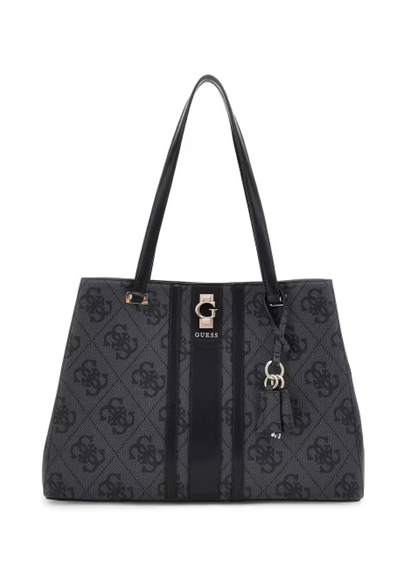 BORSA A SPALLA GUESS ERENIA SO783823 COAL LOGO