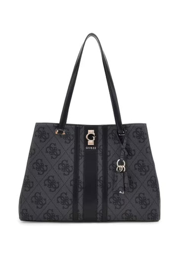 BORSA A SPALLA GUESS ERENIA SO783823 COAL LOGO